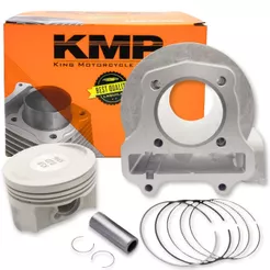 Kit Cilindro Motor Elite 125 2018-2025 Pistão / Anéis Kmp