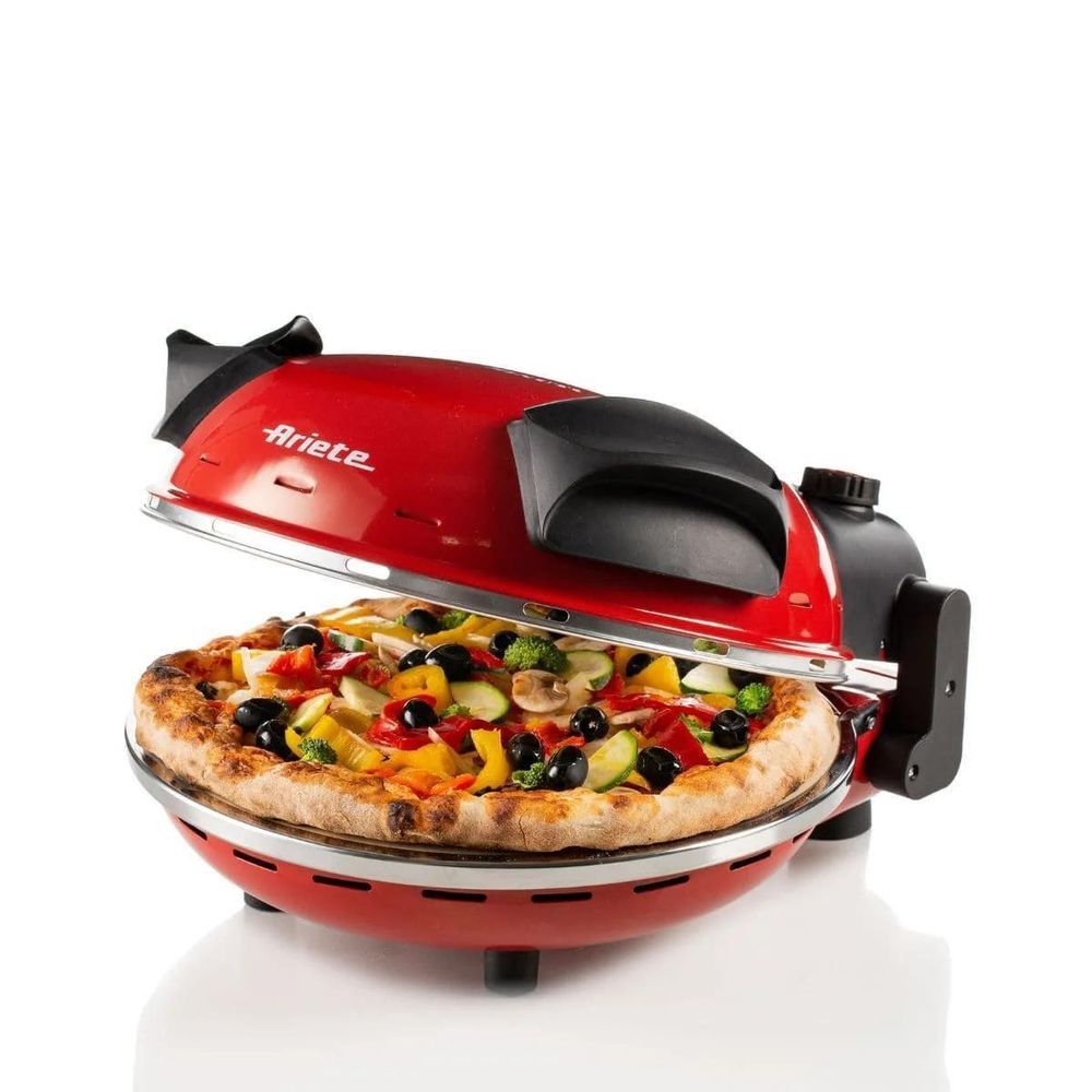 Forno de Pizza Elétrico Ariete 1200W Vermelho 127V em Oferta na Shopee