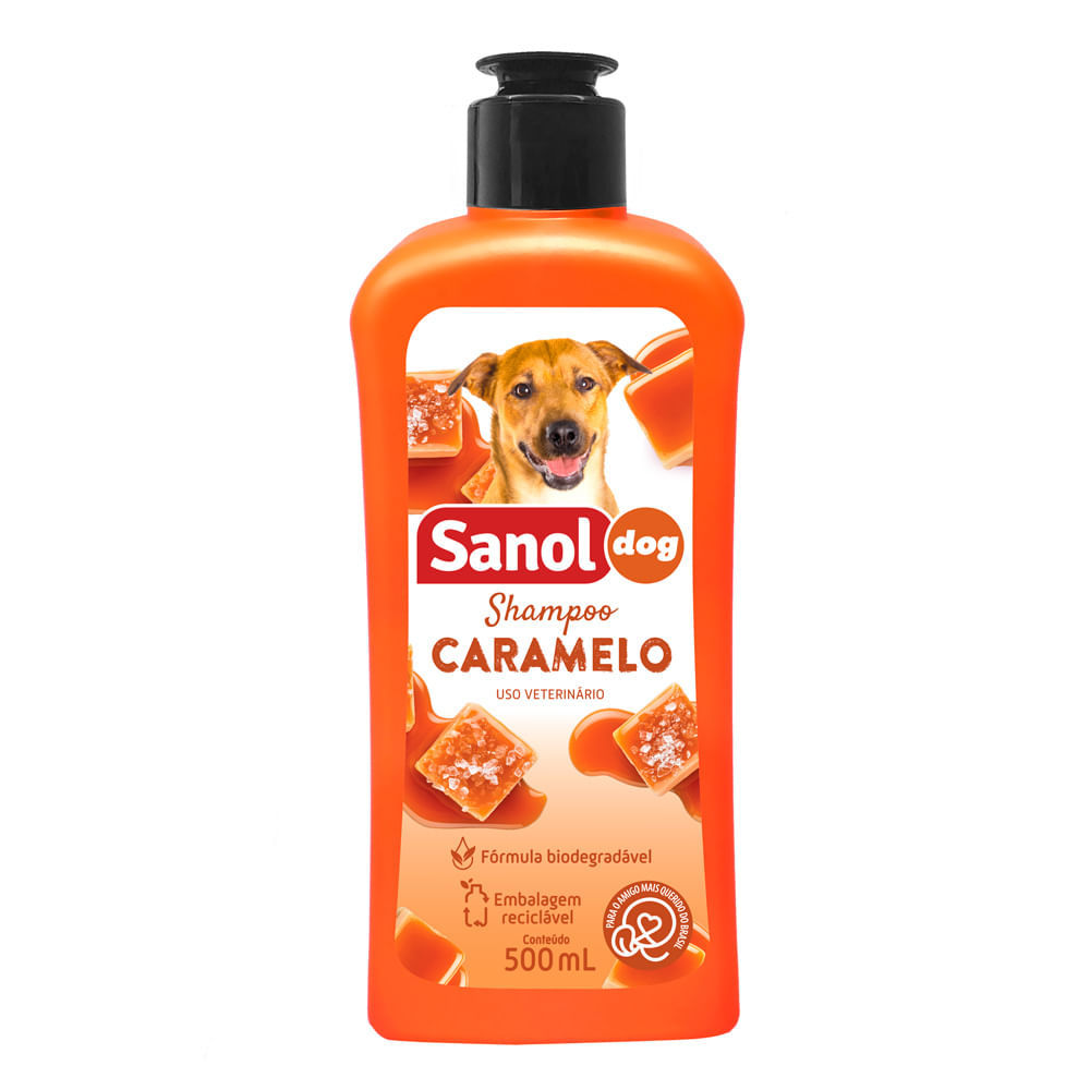 Shampoo Caramelo Sanol Dog Caramelo 500ml em Oferta na Shopee