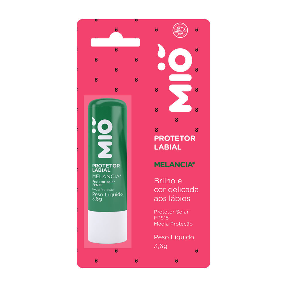 Protetor Labial Mió Sabor Melancia FPS 15 3,6g em Oferta na Shopee