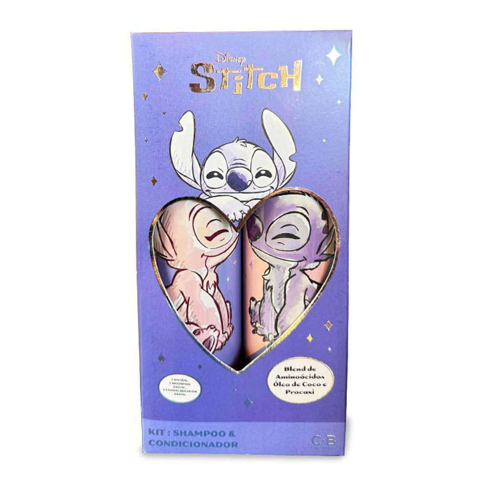 Shampoo e Condicionador Infantil Disney Stitch 280ml em Oferta na Shopee