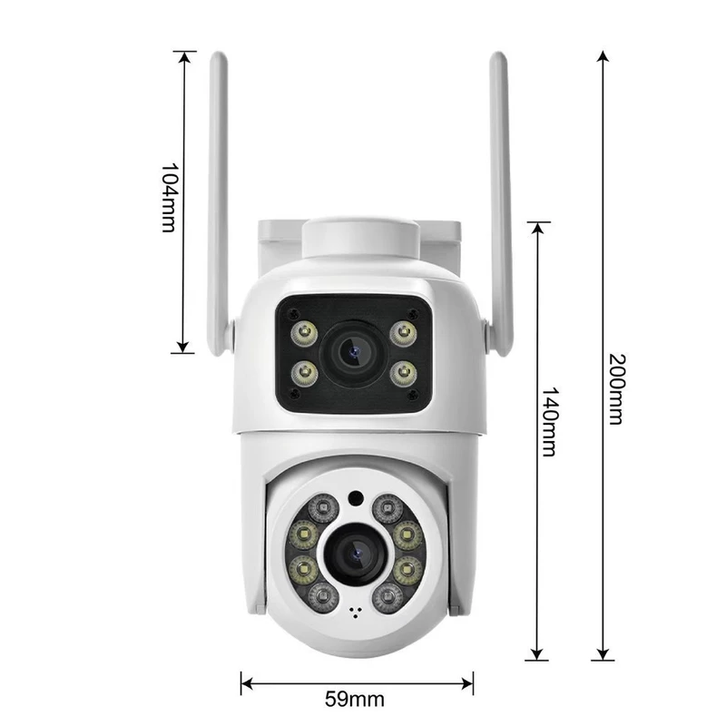 Câmera de Segurança Wi-Fi Externa PTZ IP66 — foto 7