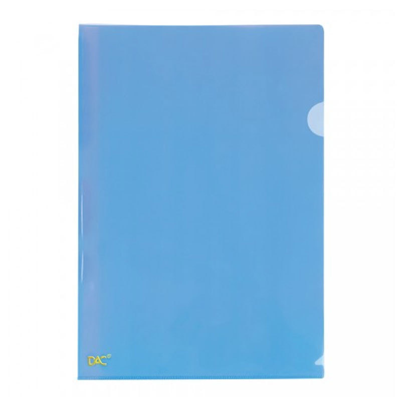 Pasta em L ofício Azul 041PP-AZ pacote com 10 unidades Dac em Oferta na Shopee