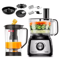 Multiprocessador Turbo Chef 9 em 1 Mondial Preto 1000W MPN-01-BF
