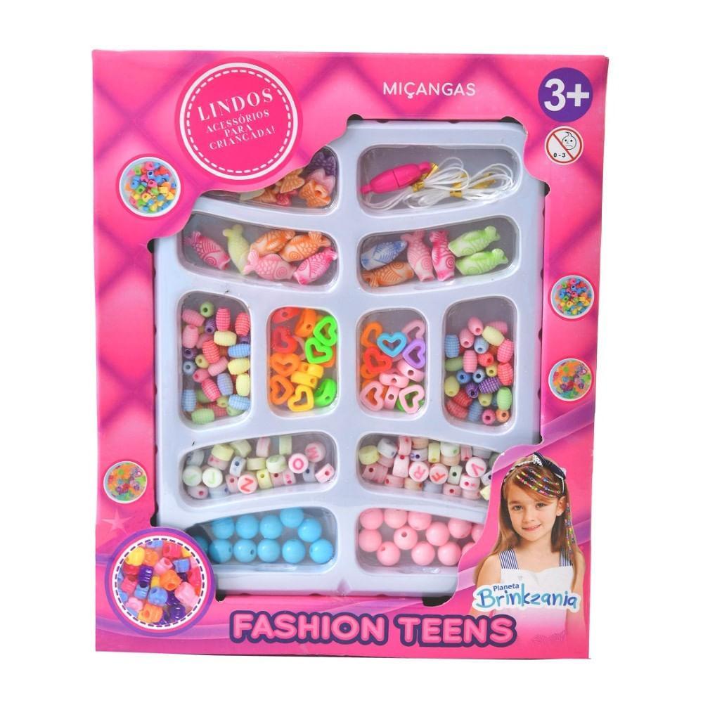 Miçangas Fashion Teens Caixa Média - Brinkzania em Oferta na Shopee