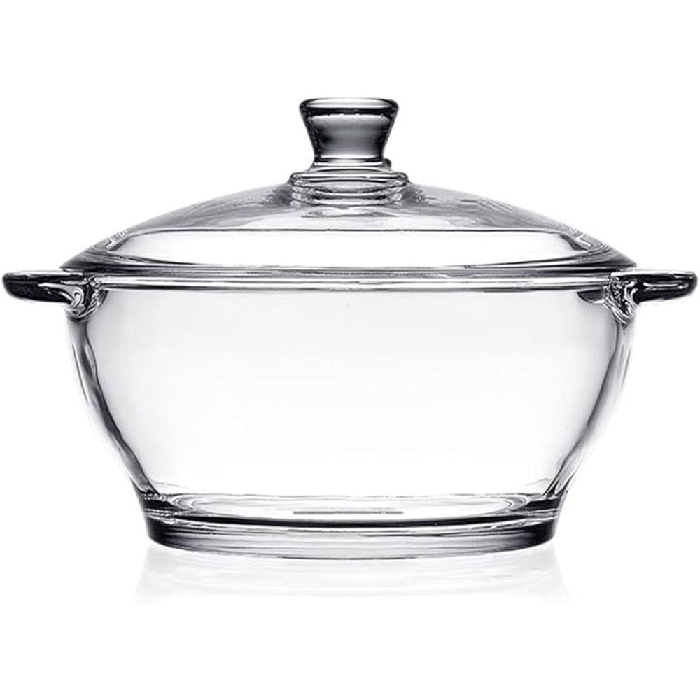 Terrina/Tigela com Tampa 1 litro Vidro N2470877 - Quanhe em Oferta na Shopee