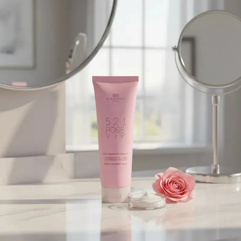 Creme Hidratante para o Corpo 521 Vip Rose 80ml - Amakha Paris