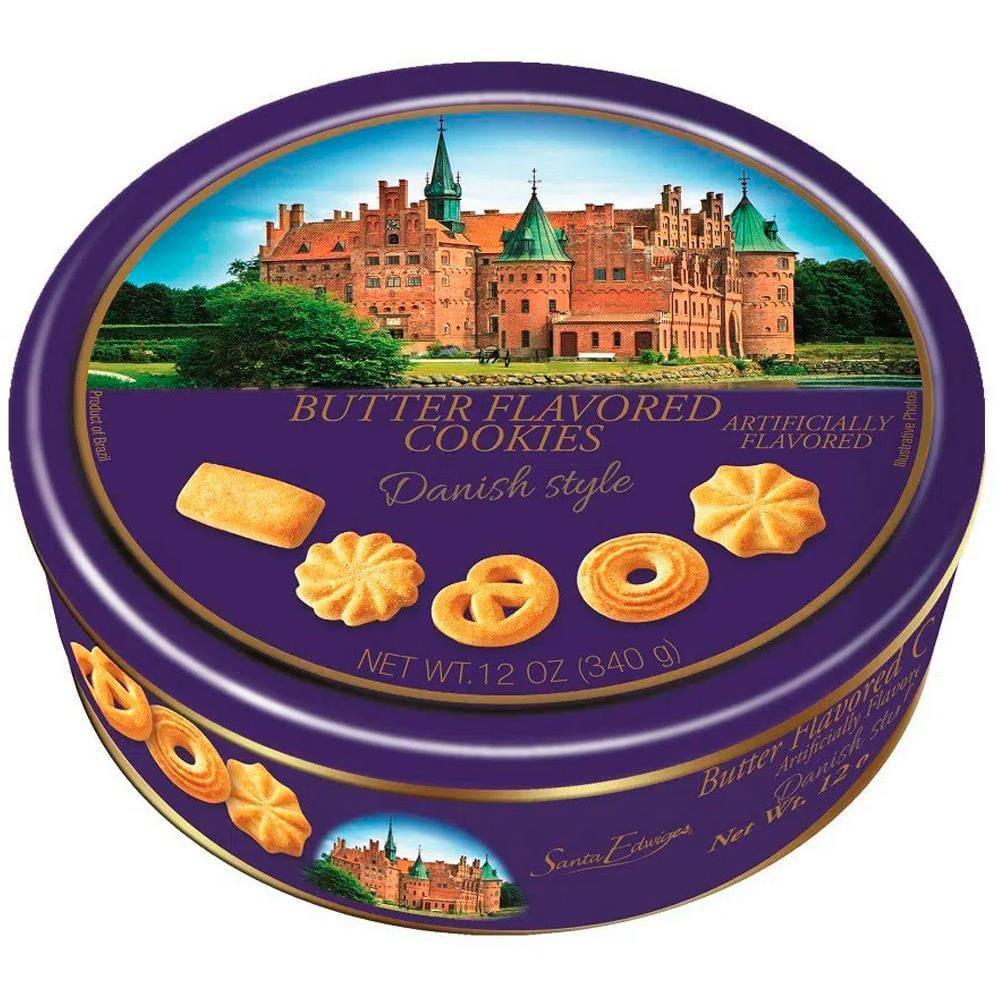 Cookies Santa Edwiges Danish Style 340g em Oferta na Shopee