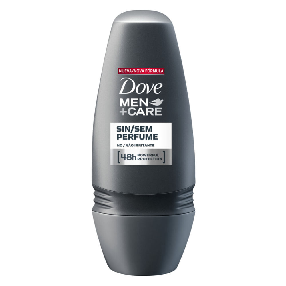 Desodorante Dove Men + Care Sem Perfume Roll-on Antitranspirante 72h com 50ml em Oferta na Shopee