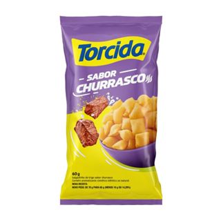 Salgadinho de Trigo Churrasco Torcida 60g em Oferta na Shopee