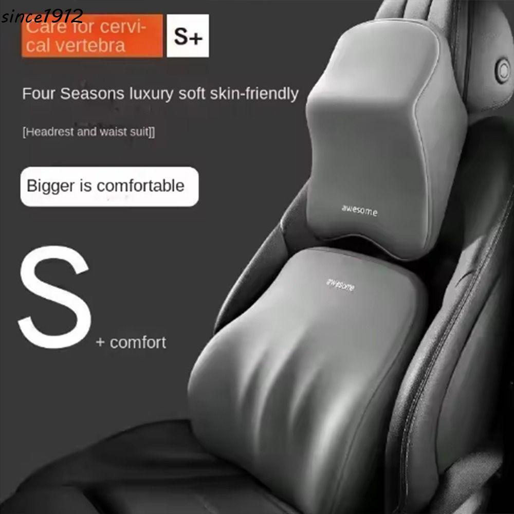 Almofada De Pescoço De Carro Desde , Encosto De Cabeça Respirável Anti-Fadiga Ergonômico , Macia Multifuncional Para Des