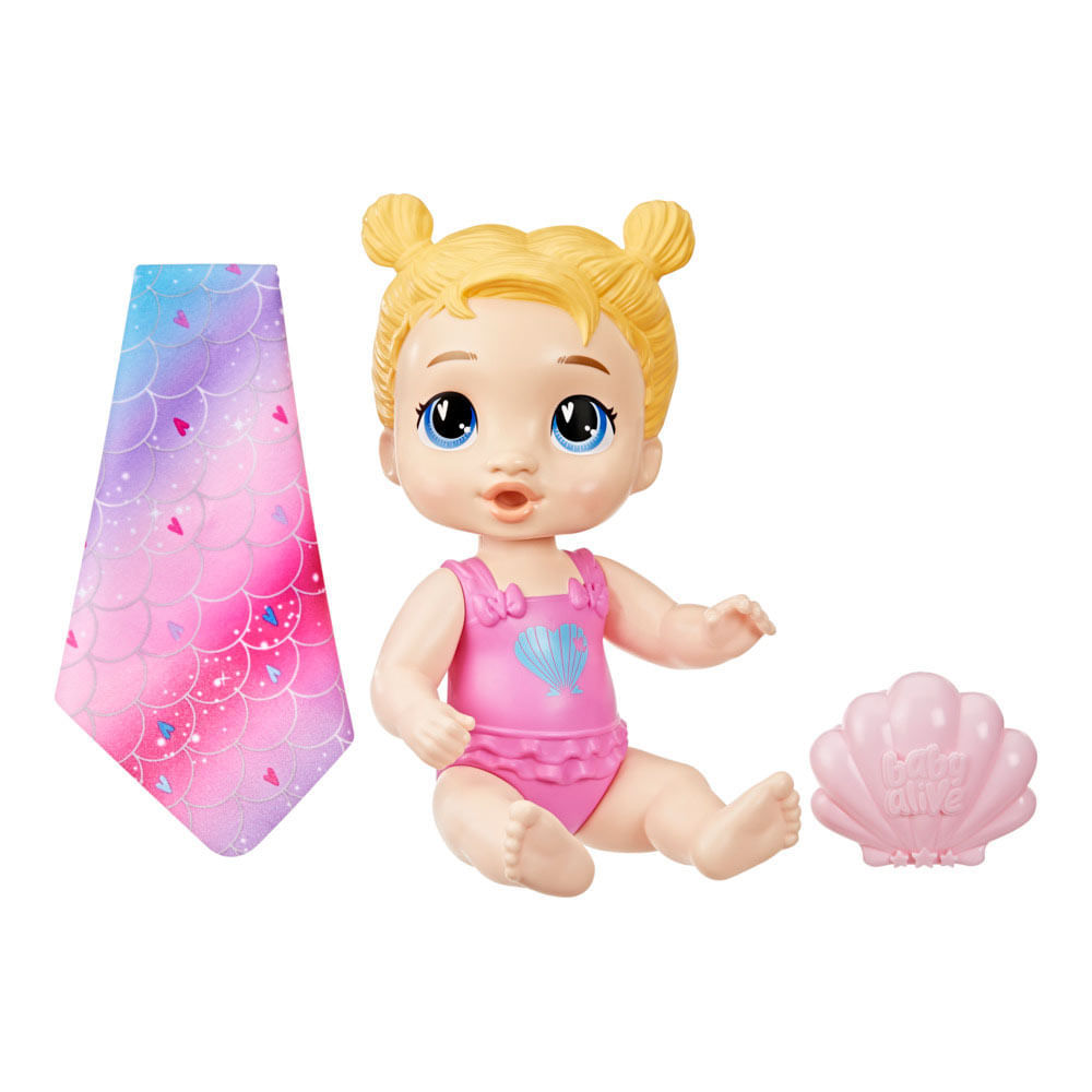 Boneca Baby Alive Banho de Sereia Hasbro em Oferta na Shopee