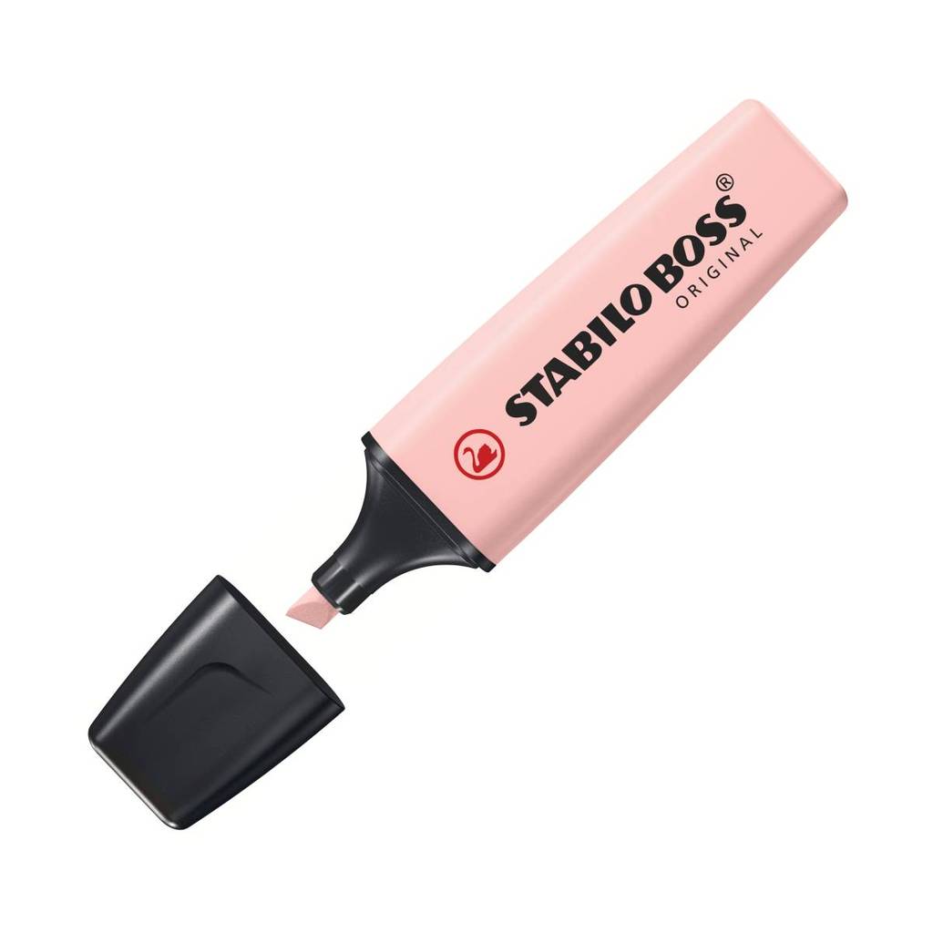 Pincel marca texto Boss Nature Colors Wildflower Blush 70/128 Stabilo em Oferta na Shopee