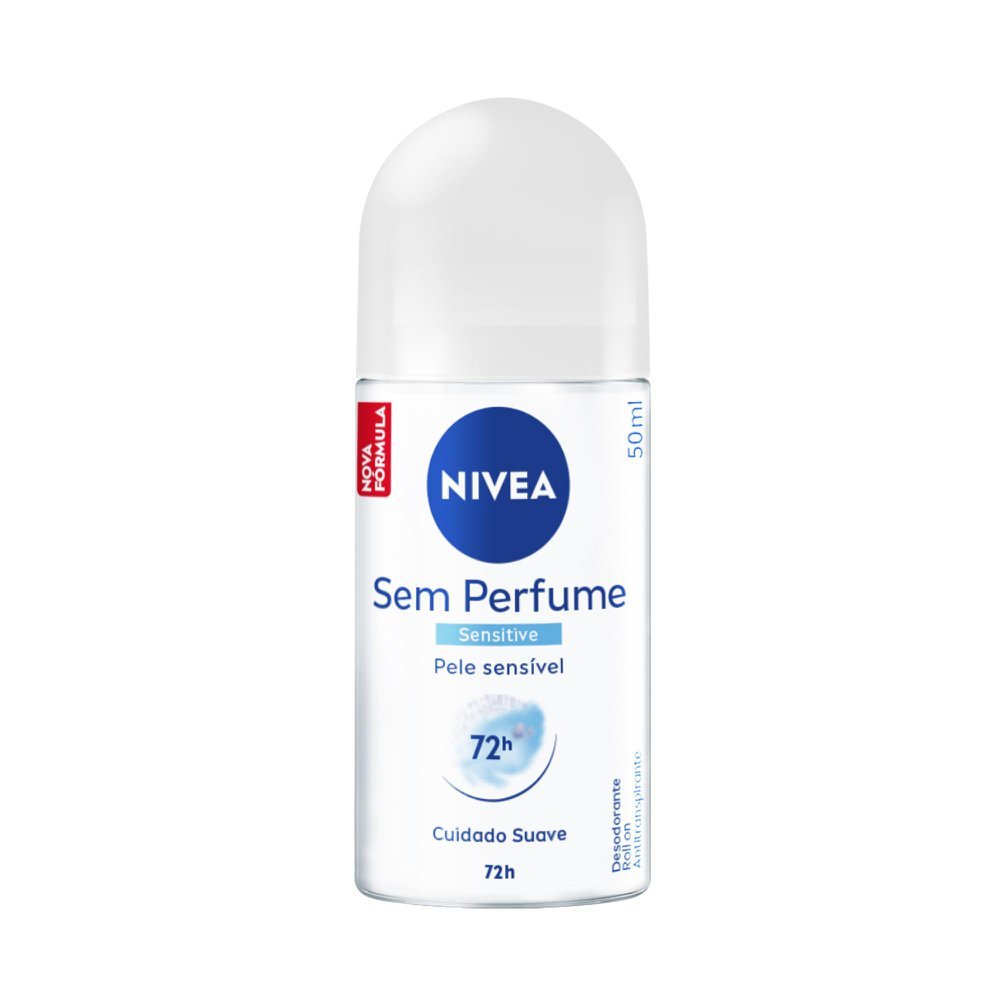 Desodorante Antitranspirante Nivea Roll On Sem Perfume 50ml em Oferta na Shopee