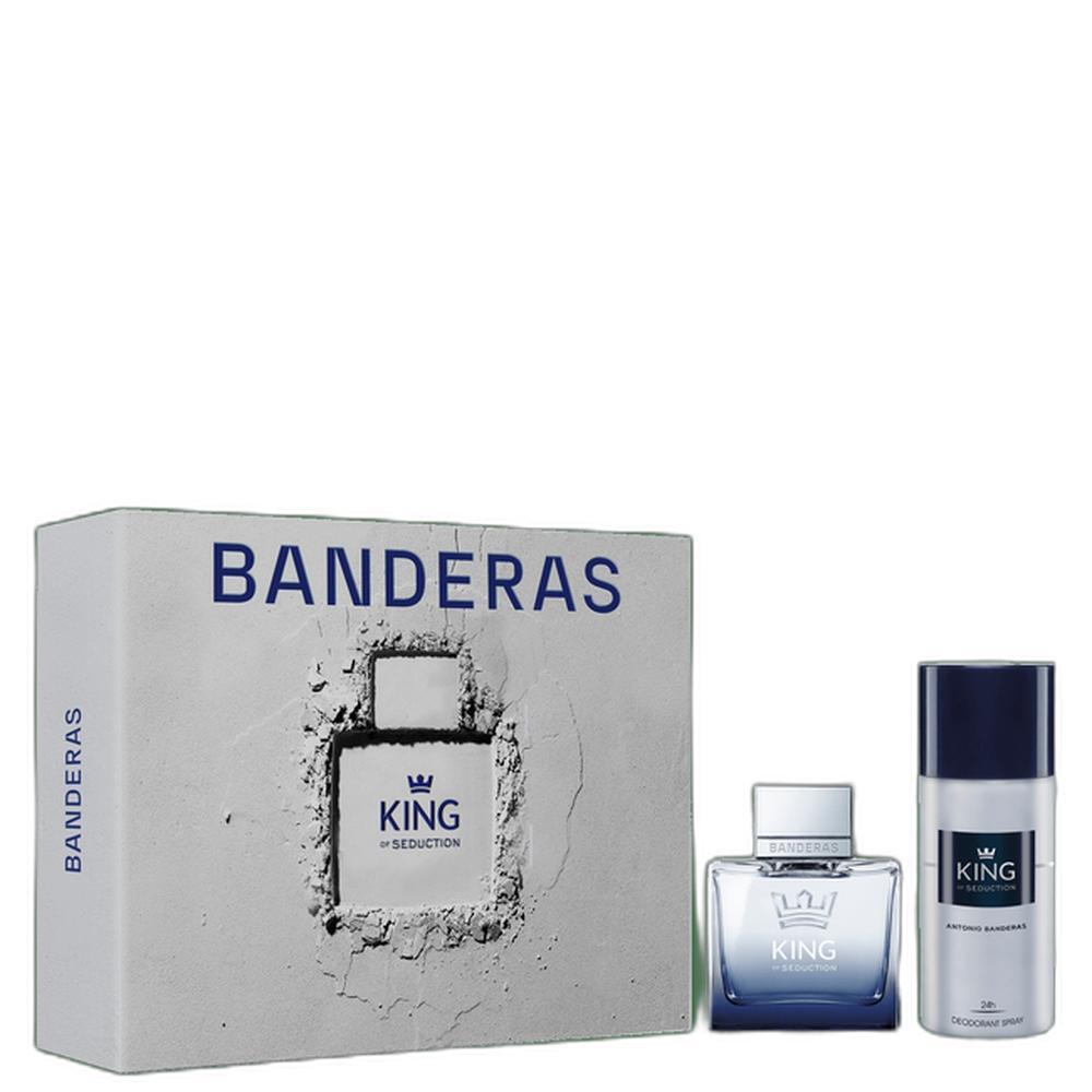 Conjunto King of Seduction Banderas Masculino Eau de Toilette 100ml + Desodorante Spray 150ml