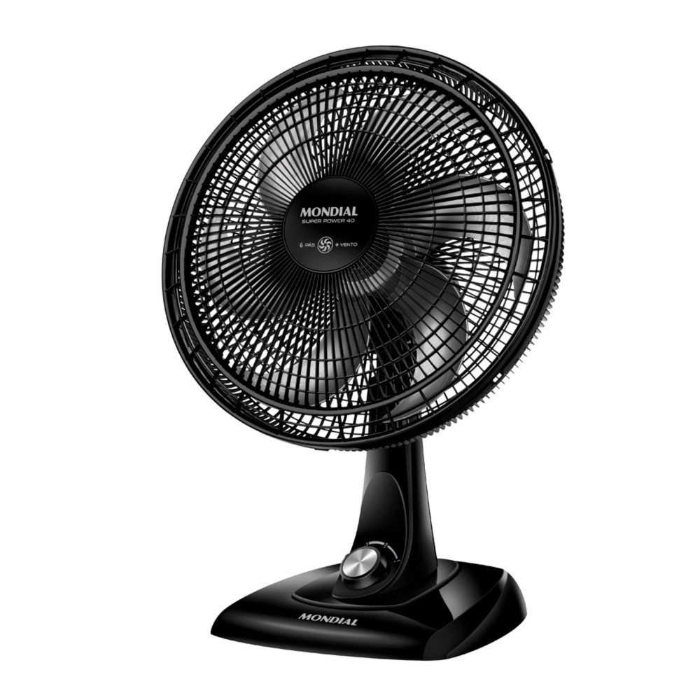 Ventilador de mesa 40 cm 6 pás com 3 velocidades Super Power - VSP-40-B Mondial
