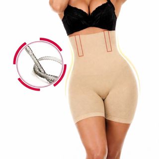 SHORT CINTA MODELADOR ORIGINAL 4 Barbatanas -Alta Compressão -Não Enrola - Zero Transparência  - Empina Bumbum em Oferta na Shopee