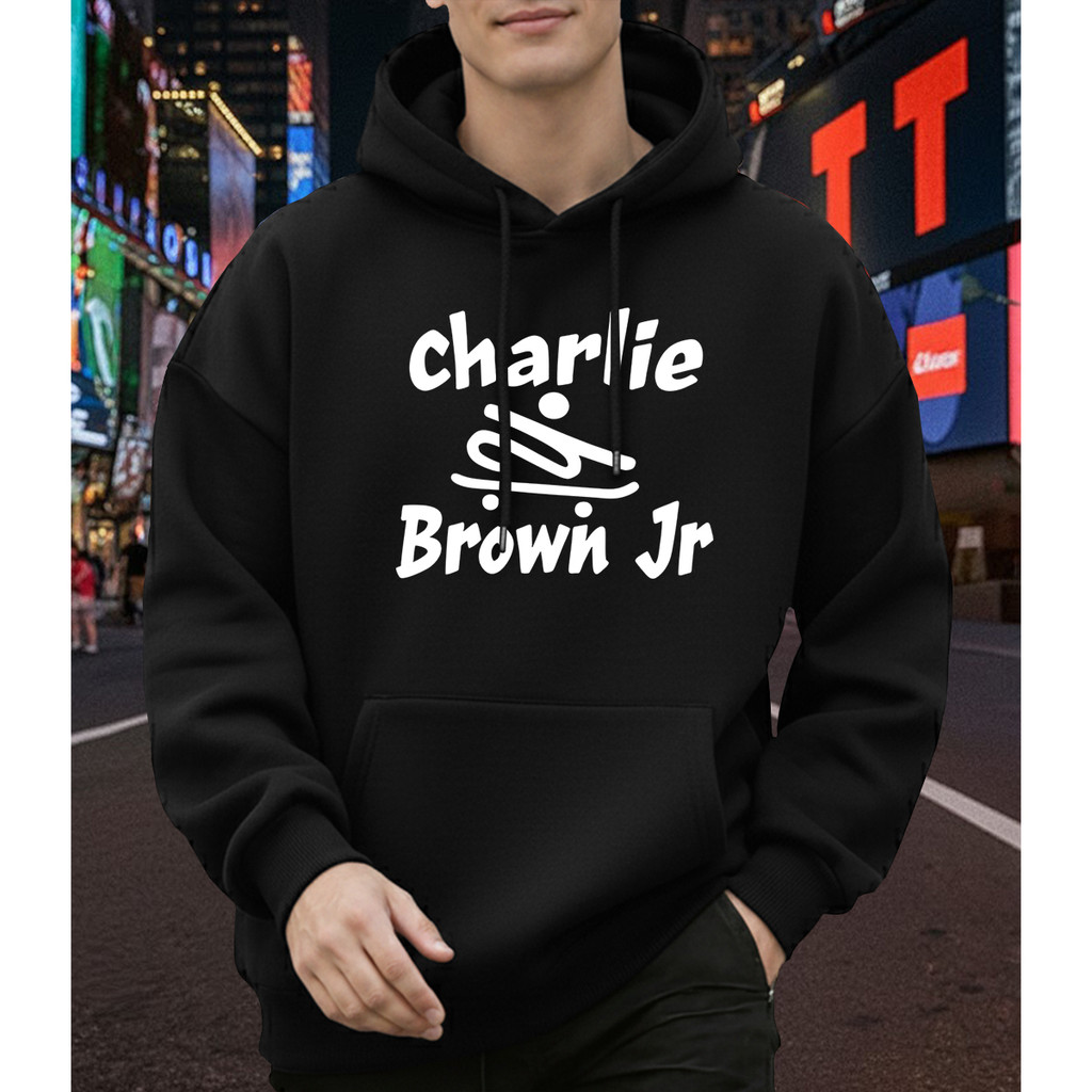 Moletom Canguru Charlie Brown Jr Estampado Capuz Bolso Flanelado Unissex Premium Casual Estilo Top
