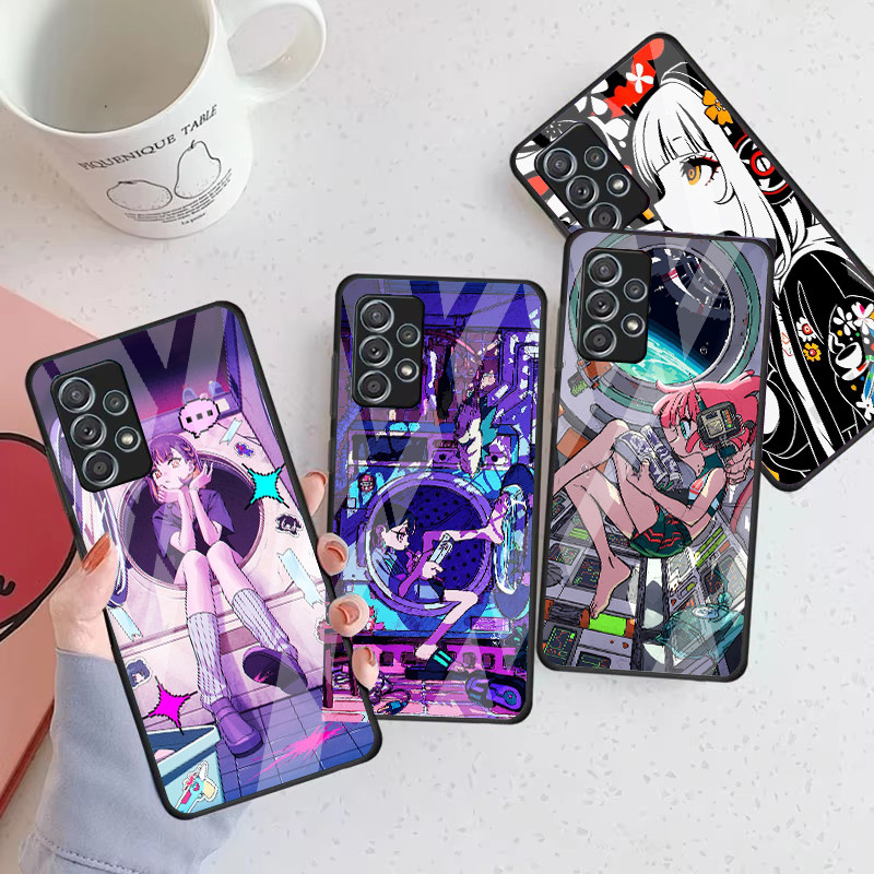 Zuomao 03 Capa De Telefone De Vidro Para Samsung Galaxy A16 A15 A25 A35 A55 A53 A54 A34 A14 A32 A52 4G 5G A56 A54