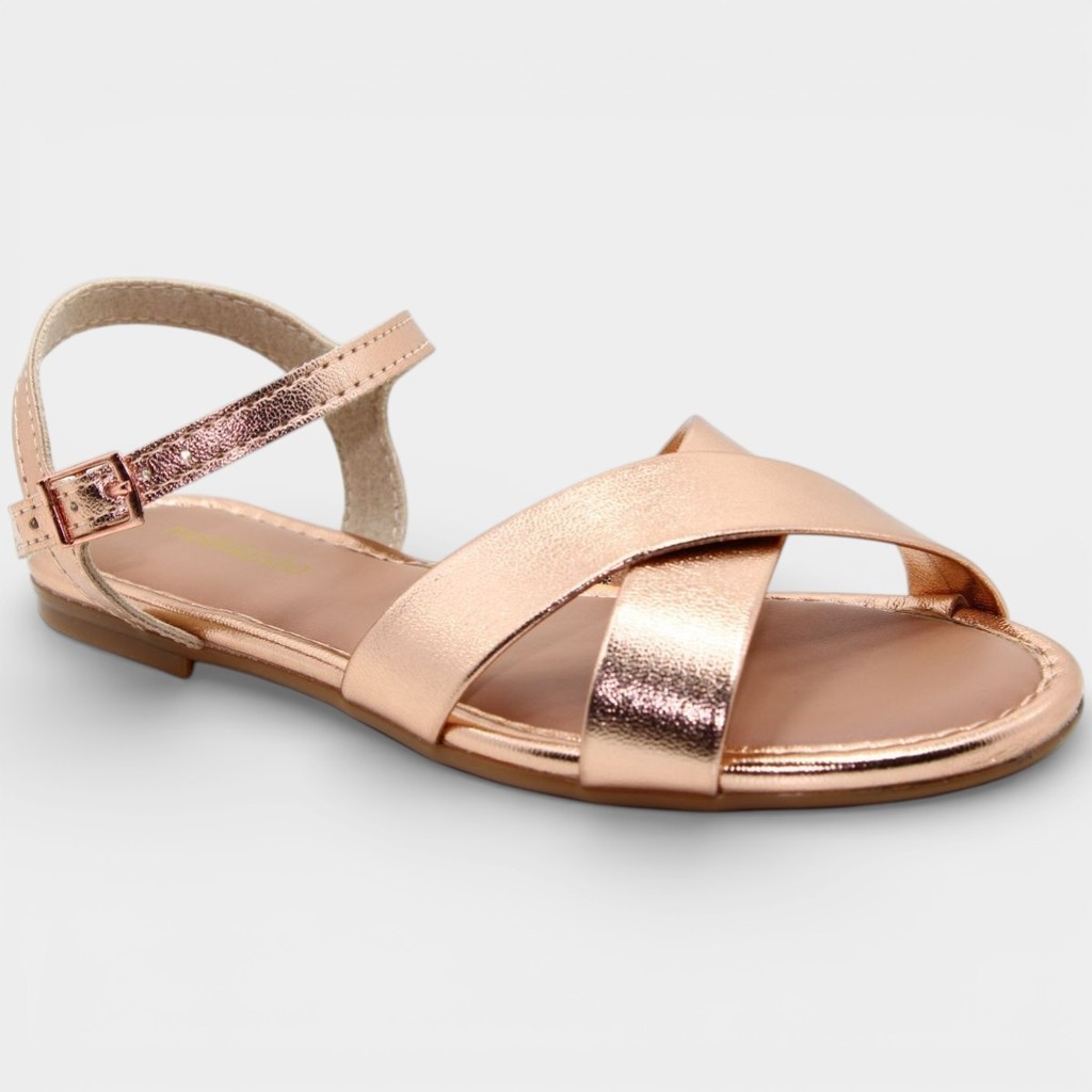 Sandália Infantil Molekinha Básica Tira Cruzada