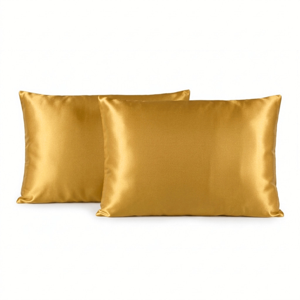 Par Fronha Cetim 50cm x 70cm Antifrizz Toque de Seda Macio Antialérgico Cabelo Liso Travesseiro Soft em Oferta na Shopee