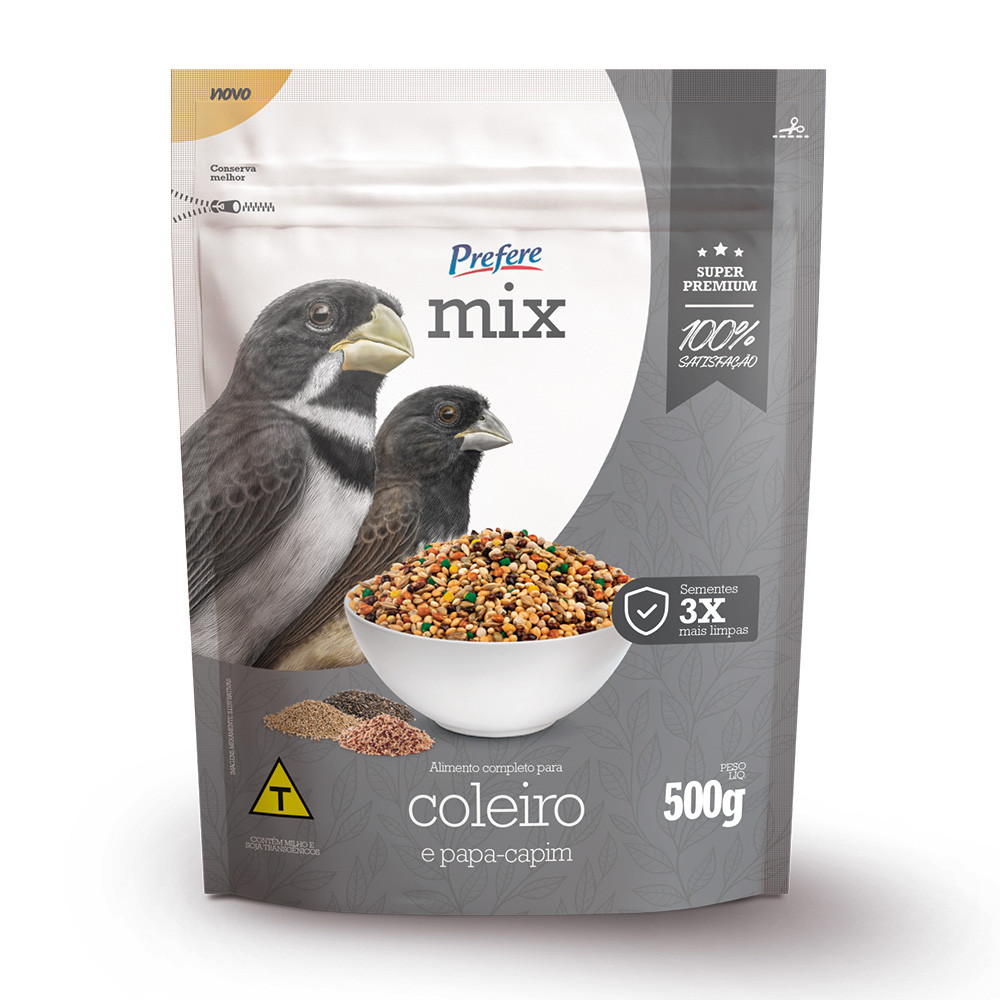 Prefere Mix de Sementes Coleiro e Papa-Capim (500g) em Oferta na Shopee