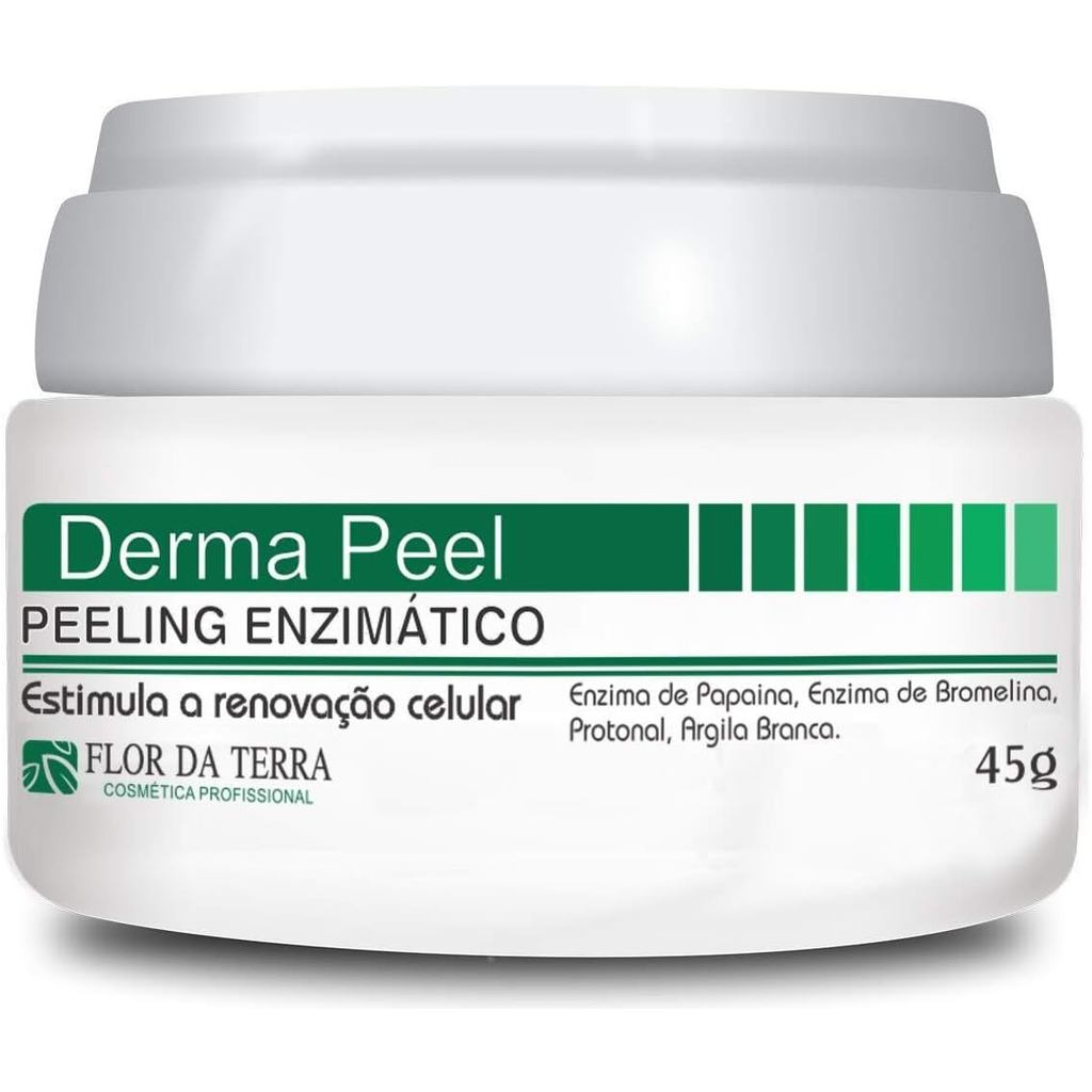 Peeling Enzimático Flor da Terra Efoliação e Renovação Pele em Oferta na Shopee