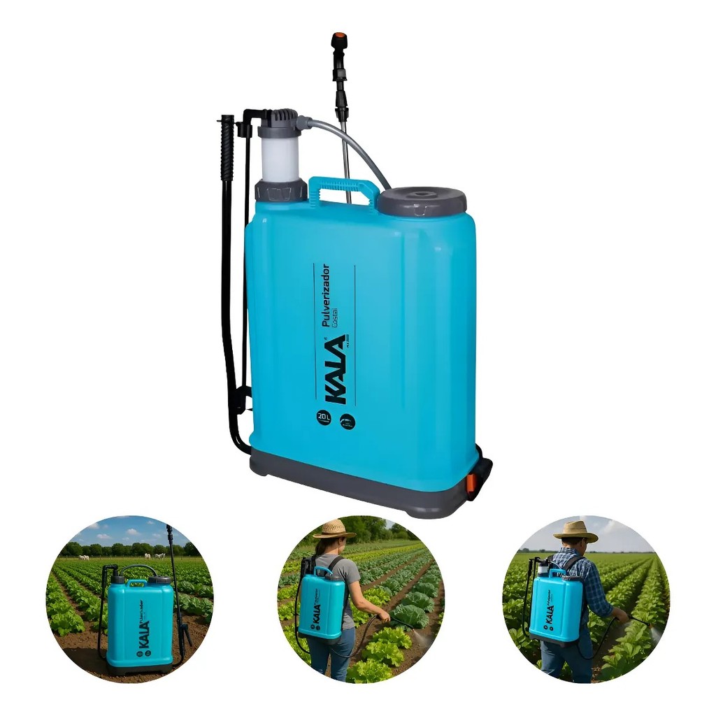 Pulverizador Costal Manual 20l Kala Pmk2000 Azul Profissiona Azul - Azul