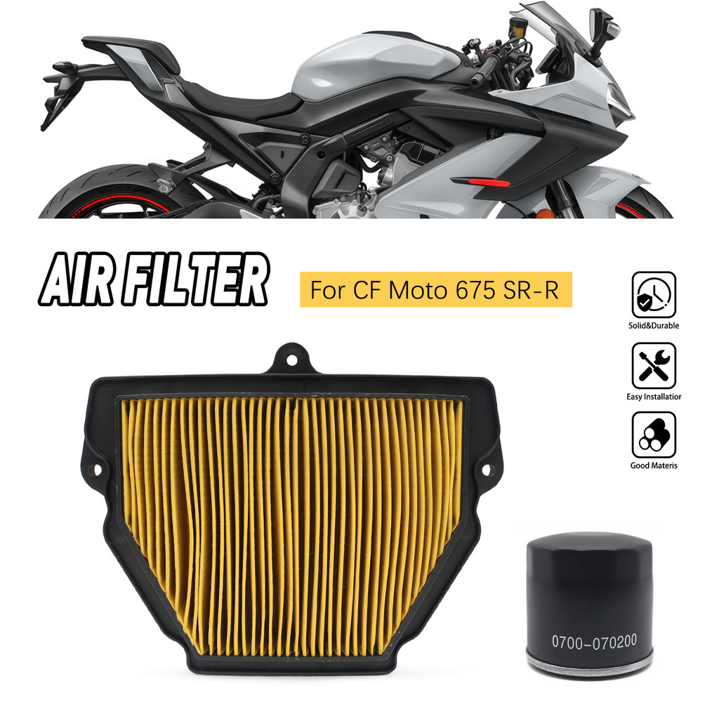 Peças De Motocicleta Filtro De Célula De Óleo Ar Máquina Combinação Para CFMOTO 675NK 675SS 675SRR