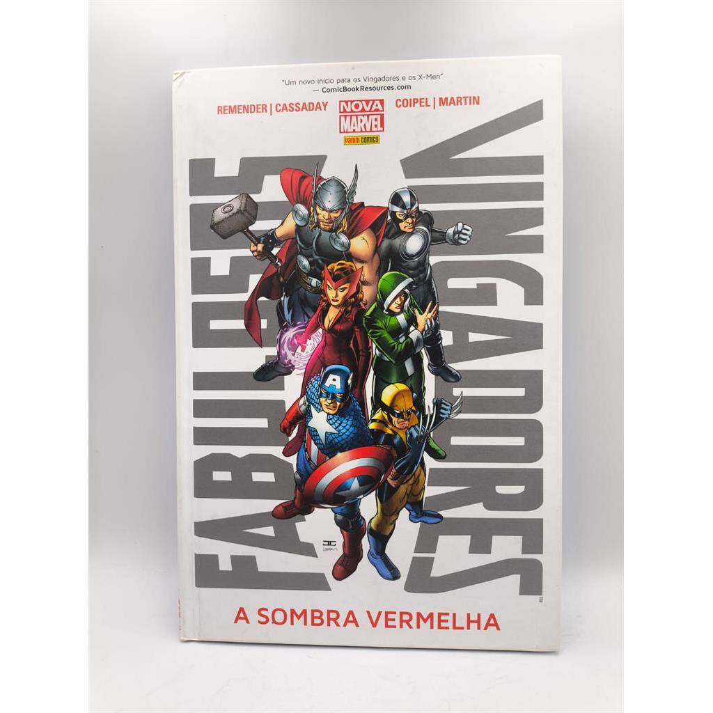 Fabulosos Vingadores: A Sombra Vermelha autor REMENDER, CASSADAY, COIPEL E MARTIN