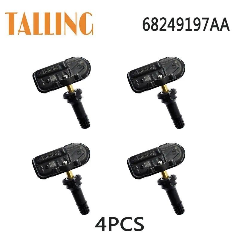 68249197sensor De Pressão Dos Pneus Aa 4 Unidades TPMS Para Jeep Cherokee Dodge Ram 1500 2500 3500 2014-2021 68239720AA 