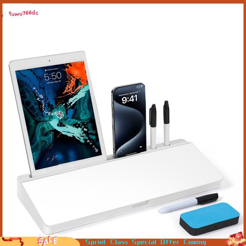 [Entrega Rápida BR] Quadro Branco Semanal Calendário Organizadores De Mesa Com Suporte Para Teclado De Computador Gaveta