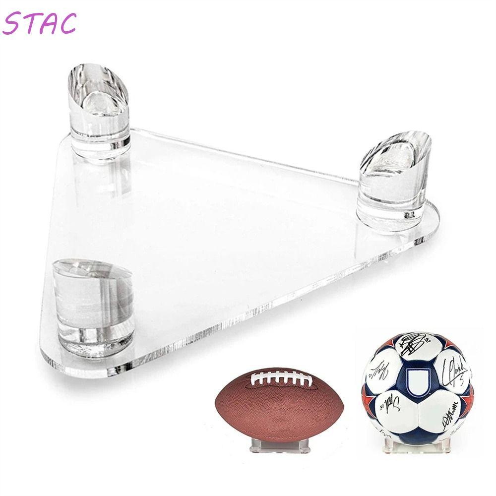 STAC Ball Display Stand Acrílico Esportes Bola Basquete Rugby Bolas Decoração Suporte De Exibição De Futebol