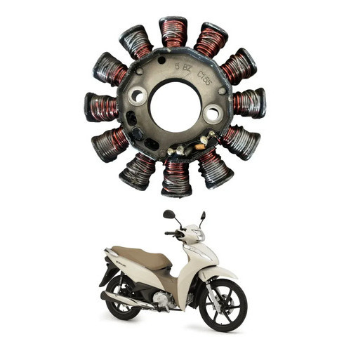 Estator Honda Biz 125 Ex 2018 A 2023 Saka Max Novo