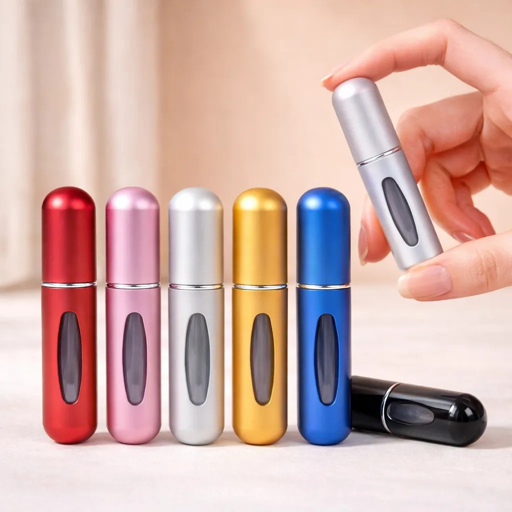 Kit 12 Ou 6 Ou 3 Frasco De Perfume Recarregável 5ml em Oferta na Shopee