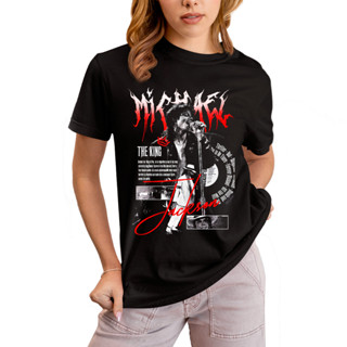Camiseta Algodão Unissex Michael Jackson Dangerous Tour Singer Camisa Masculina T-Shirt Feminina em Oferta na Shopee