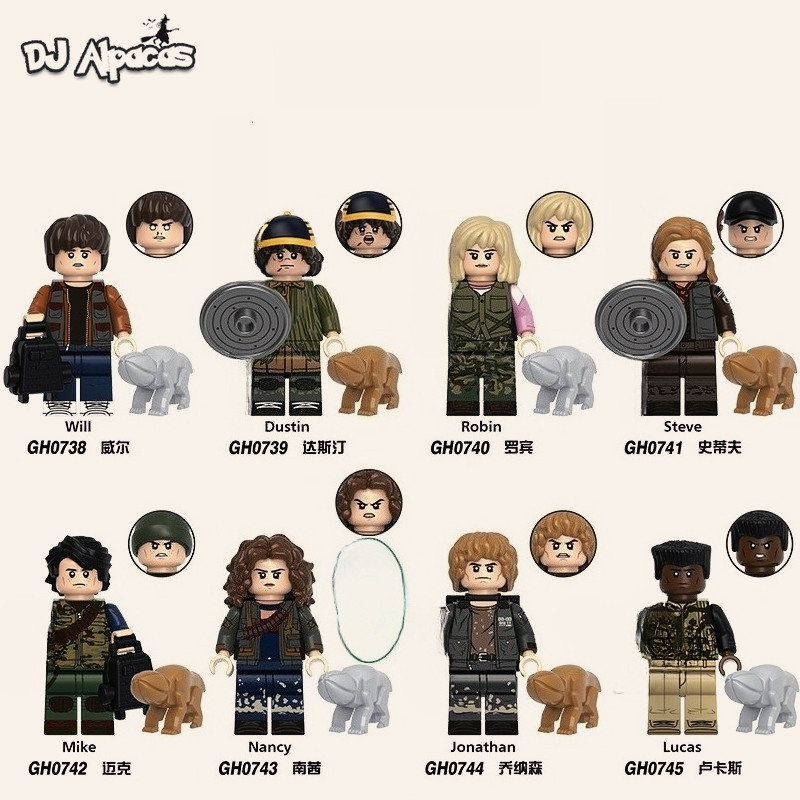 Blocos De Construção Figuras Brinquedo Colecionável GH0738 GH0739 GH0740