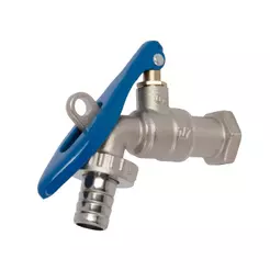 Torneira para Maquina e Tanque de Parede 1/2" Cromado Hidrofama