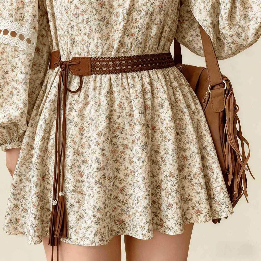 Venda quente cinto tecido à mão feminino ampla correspondência vestido Retro cintura corda moda cinto de viagem acessóri