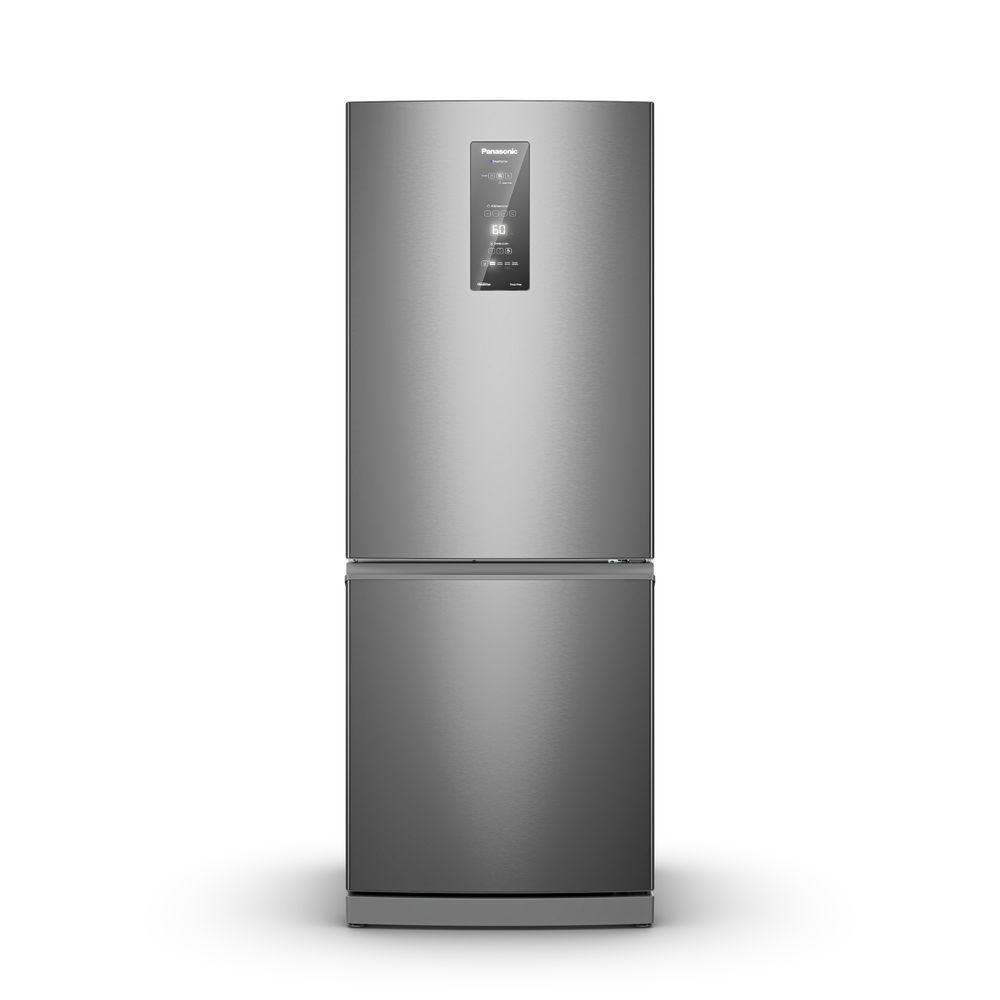Geladeira Intuitive+ Panasonic Frost Free Inverter 475L Aço Escovado NR BB64PV2X NR BB64PV2XB 220V