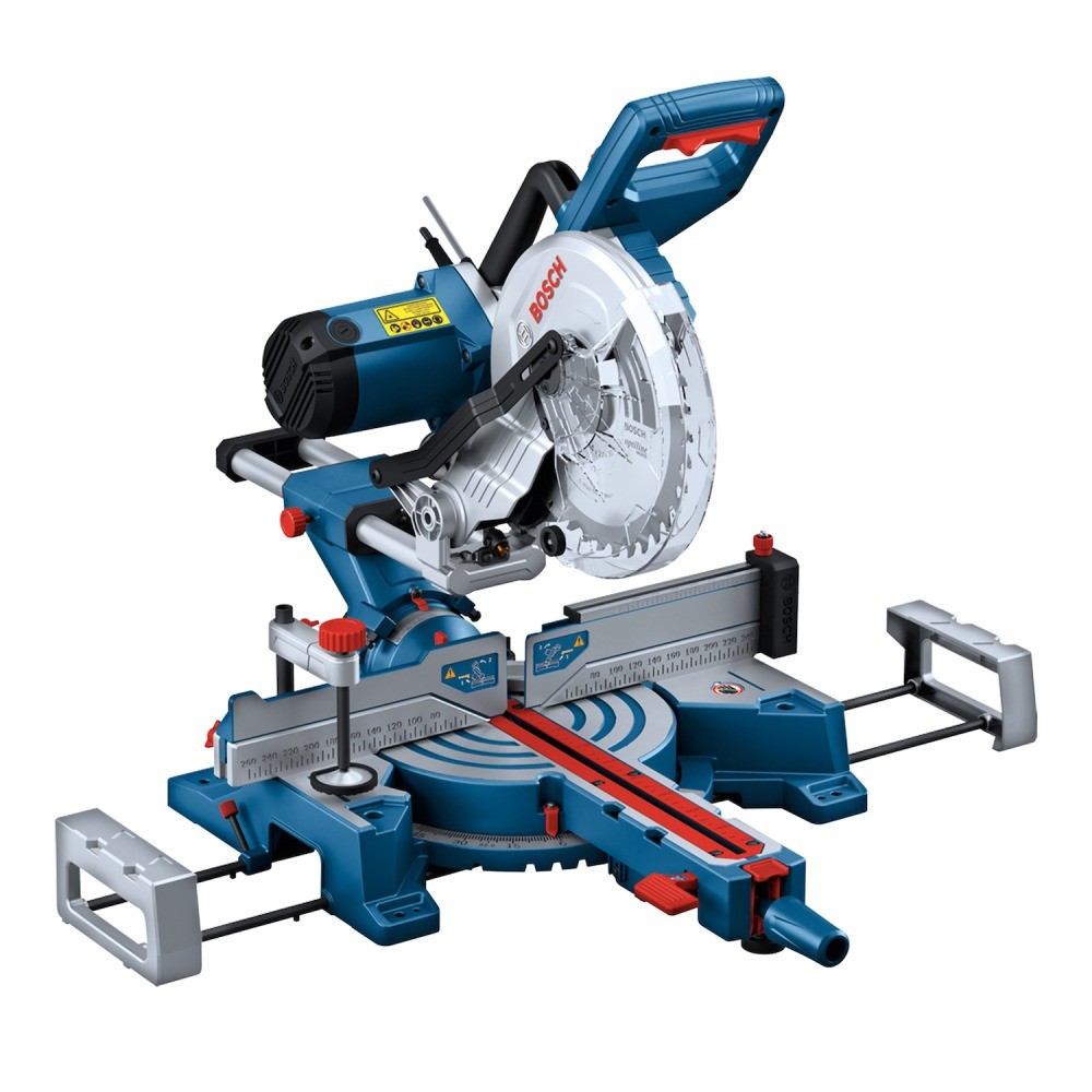 Serra meia esquadria telescópica 10" 1.800W com guia laser - GCM 254 D Bosch
