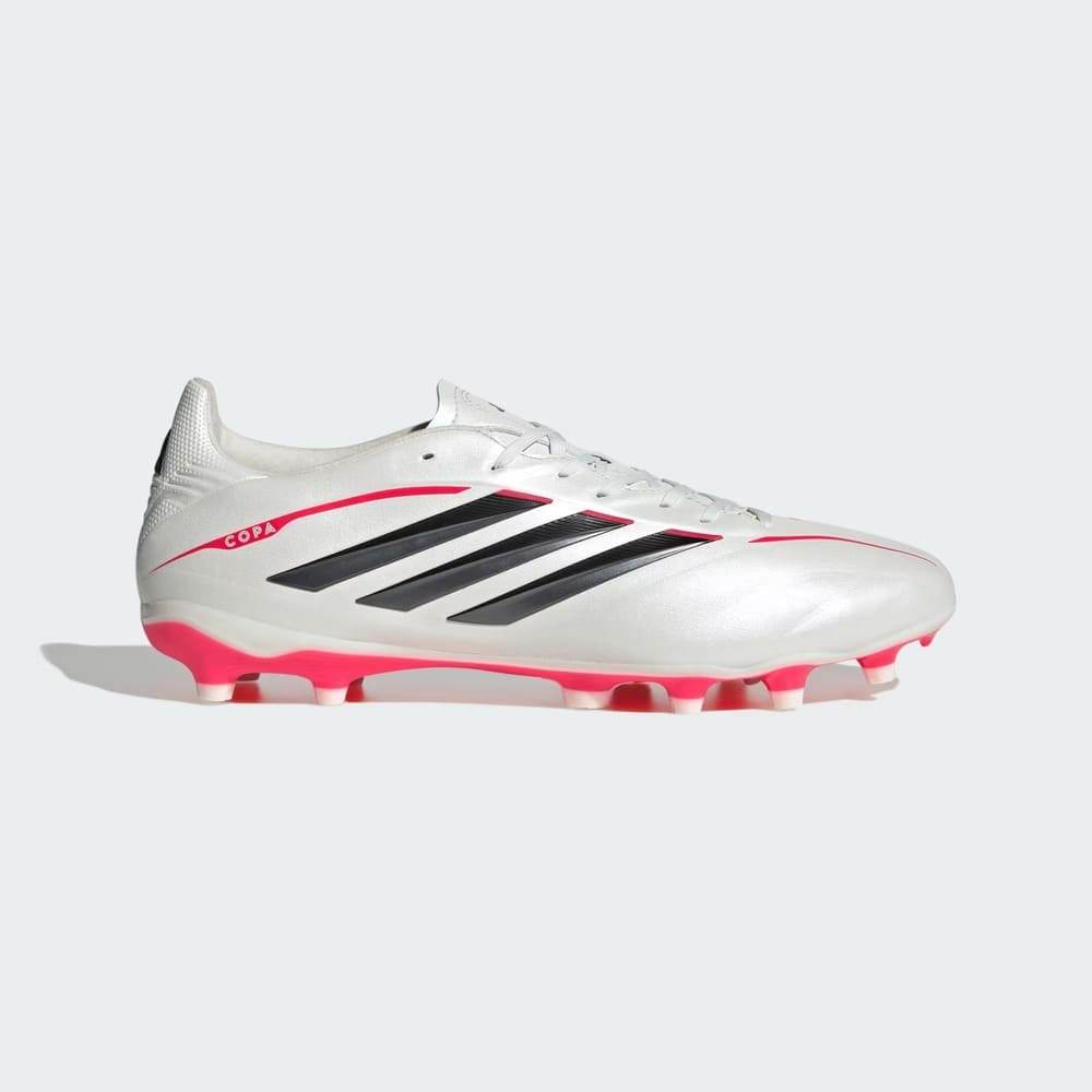 Chuteira Adidas Campo Copa Pure IV League Branco/Vermelho Oficial + NF
