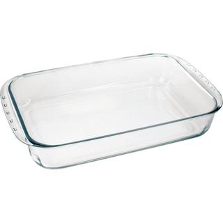 Assadeira Retangular Funda para Lasanha Marinex Média 36cm x 22cm x 7cm 3,7L, Vidro - 6537