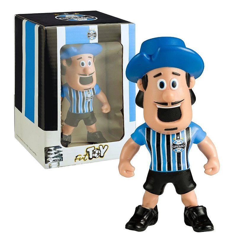 Boneco Mosqueteiro Flecha Negra Grêmio Mascote Tricolor Gaúcho De Futebol Oficial Fut Toy Articulado Coleção Clube Time