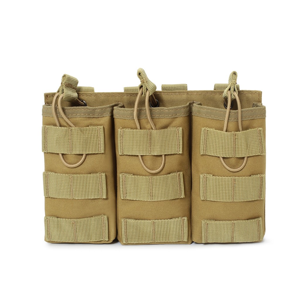 Saco triplo tático colete de campo Molle acessório saco ventilador militar SC M4 revista saco de armazenamento multifunc
