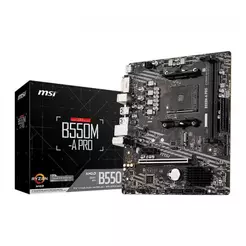 Placa Mae MSI B550M-A PRO, DDR4, Socket AM4, M-ATX, Chipset AMD B550, B550M-A-PRO