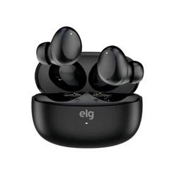 Fone de Ouvido Bluetooth TWS Sem Fio, Controle por Toque, 20h de Bateria, USB-C, ELG Aura Go