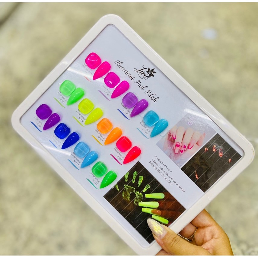 ESMALTE FLUORESCENTE 12ML LIRIO 