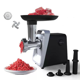 Moedor De Carne Automático 110V Ou 220V Aço Inox Para Linguiça Carne Pimenta Alho Com Plugue em Oferta na Shopee