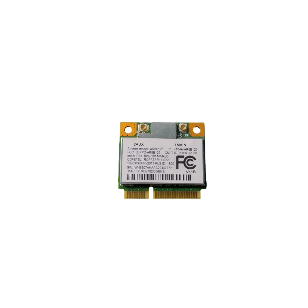 Placa De Wifi Notebook Acer Aspire E1-571 - Atheros Ar5b125